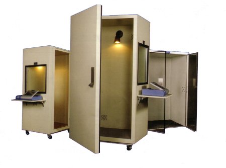 Ambco Electronics Audiometer Booth Interior Dimensions: 36 X 68 X 28 Inch, Exterior Dimensions: 40 X 75 X 32 Inch, 700 lbs., Steel For Hearing Test Administration - AB2000
