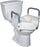 Drive Medical Drive Raised Toilet Seat With Arms drive 5 Inch Height White 300 lbs. Weight Capacity - 12027RA-4BULK