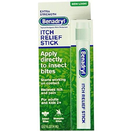 Benadryl - Itch Relief 2% - 0.1% Strength Liquid 0.47 oz. Stick - 00501320433