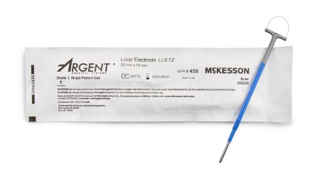McKesson McKesson Argent LEEP/LLETZ Electrode 15 X 20 mm Tungsten Wire Loop Disposable Sterile - 458