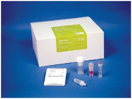 Fisher Scientific Sure-Vue HSV-2 Rapid Test Kit Infectious Disease Immunoassay Herpes Simplex Virus Whole Blood / Serum Sample Non-CLIA Waived 20 Tests - 23046395