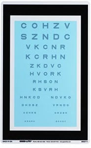 GOOD-LITE - Eye Chart Good-Lite 10 Foot Measurement Acuity Test - 904029