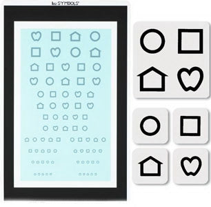 Good-Lite Lea Symbols Insta-Line Eye Chart Set Pediatric - 904025