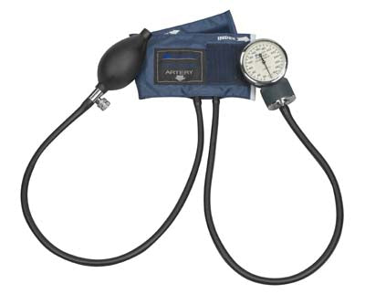 Mabis Healthcare Precision Aneroid Sphygmomanometer Pocket Style Hand Held 2-Tube Infant Size Arm - 01-140-013