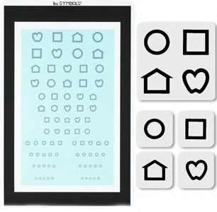 GOOD-LITE - Preschool Eye Test Chart Good-Lite Acuity Test - 904032