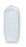 Key Surgical Instrument Tip Protecting Cap 0.250 X 0.75 Inch, Clear, Skin Hook Cap, Single Prong, 5 mm Hook - 37325