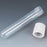 Globe Scientific Test Tube Round Bottom Plain 12 X 75 mm 5 mL White Screw Cap Polypropylene Tube - 6148W