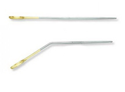 Gynex Tenaculum 25 cm, 1 to 2 mm Tip, Stainless Steel, Braun, Straight Handle - T2230