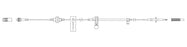 Zevex Curlin Pump Set 92 Inch Tubing - 340-4166