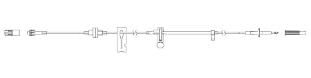Zevex Curlin Pump Set 92 Inch Tubing - 340-4166