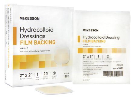 McKesson McKesson Hydrocolloid Dressing 2 X 2 Inch Square Sterile - 1882