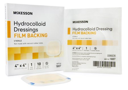 McKesson McKesson Hydrocolloid Dressing 4 X 4 Inch Square Sterile - 1883