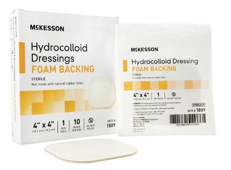 McKesson McKesson Hydrocolloid Dressing 4 X 4 Inch Square Sterile - 1883