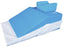 Mercury Medical Troop Elevation Pillow Positioning Wedge and Head Cradle Blue Reusable - 1091006