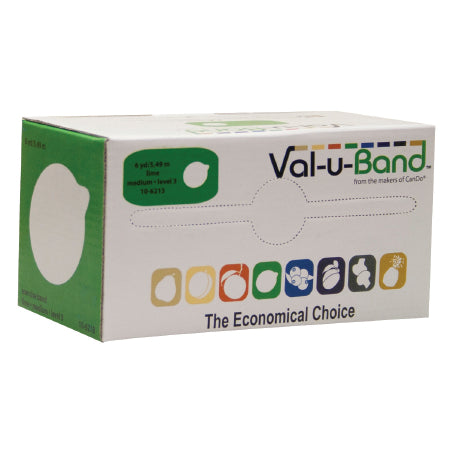 Val-u-Band - Exercise Resistance Band Lime 5 Inch X 6 Yard Level 3 Resistance - 10-6213