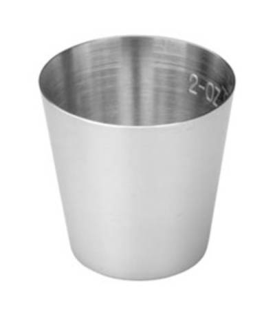 Polar Ware Polar Ware Graduated Medicine Cup 2 oz. Silver Stainless Steel Reusable - T2