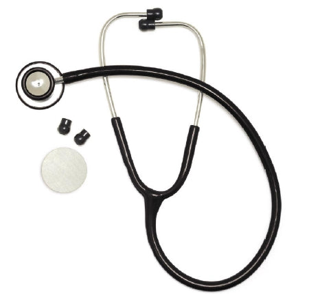 Panascope - Classic Stethoscope Black 1-Tube 22 Inch Tube Double-Sided Chestpiece - 500