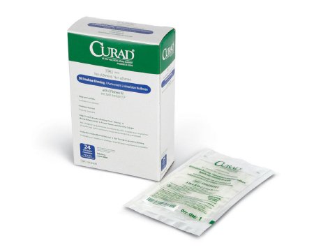 Curad - Oil Emulsion Impregnated Dressing 3 X 8 Inch Knitted Cellulose Acetate Petrolatum Emulsion Sterile - CUR250381