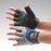 IMPACTO - Impact Glove Half Finger X-Large Black / Blue / Gray Hand Specific Pair - 400-00-XL