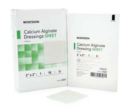 McKesson McKesson Calcium Alginate Dressing 2 X 2 Inch Square Calcium Alginate Sterile - 3561