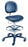 McKesson Select Exam Stool Backrest Pneumatic Height Adjustment 5 Casters Black - 4865-HAM114