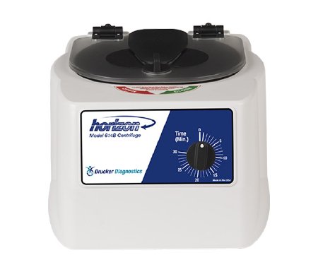 Drucker Model 614B Centrifuge 6 Place Fixed Angle Rotor Single Speed, 3,250 Max RPM, 1,100xG Max RCF - 00-004-009-001