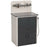 Jedmed Instrument Company Classic CSC LX ENT Treatment Cabinet Stainless Steel 4 Drawer - 1555995