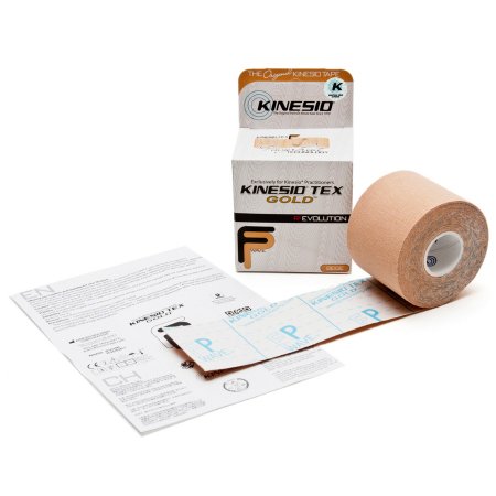 Kinesio Tex Gold FP - Kinesiology Tape Water Resistant Cotton 2 Inch X 5-1/2 Yard Beige NonSterile - GKT15024FP