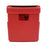 Nesar Systems - Replacement Radioactive Sharps Container 8-1/2 L X 4 D X 9 H Inch 1 Gallon Red Base / Black Lid Horizontal Entry Snap On Lid - 600R