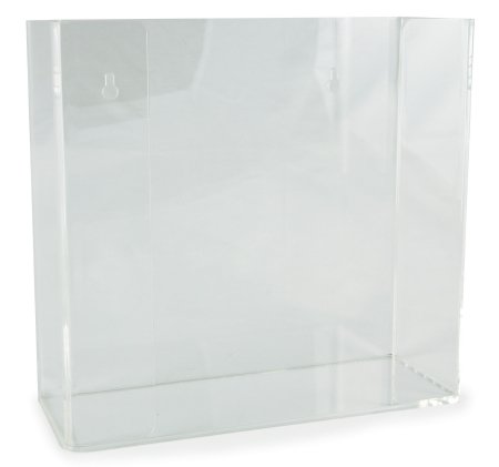 McKesson McKesson Glove Box Holder Horizontal Mount 2-Box Clear 4-1/4 X 10 X 11 Inch Plastic - 3112