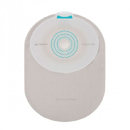 SenSura Mio - Ostomy Pouch One-Piece System 7-1/4 Inch Length, Midi 5/8 to 1-3/4 Inch Stoma Closed End Flat, Trim to Fit - 10871