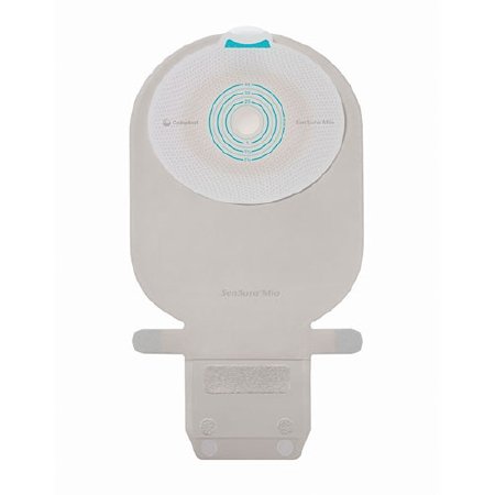 Coloplast SenSura Mio Filtered Ostomy Pouch One-Piece System Midi 3/8 to 1-3/4 Inch Stoma Drainable Flat, Trim To Fit - 10461