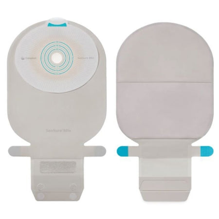 SenSura Mio - Ostomy Pouch One-Piece System Mini Length 3/8 to 1-3/4 Inch Stoma Drainable Flat, Trim to Fit - 10461