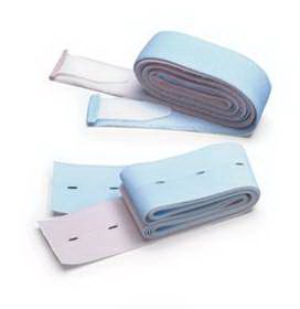 Alimed - Fetal Monitor Belt Disposable, 2 X 48 Inch Elastic White Mesh Style, 1-1/2 X 42 Inch, with 1 X 3 Inch Rounded Ends Hook-and-Loop Style, 2-3/8 X 48 Inch, with Buttonholes Every 1/2 Inch - 933862
