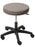 UMF Medical Ultra Comfort Stool Air Spring Height Adjustment 2 Inch Twin Wheel Carpet Casters Onyx - 6749ON