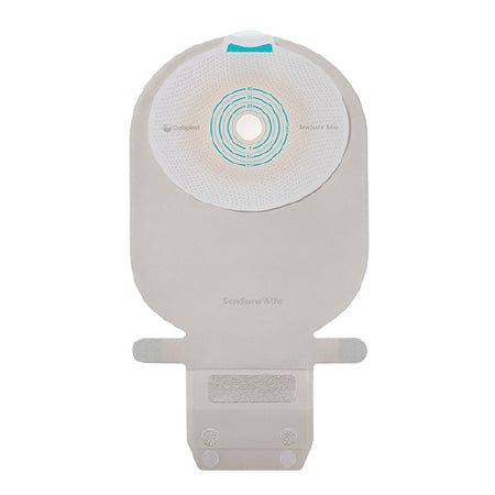 Coloplast SenSura Mio Ostomy Pouch One-Piece System Maxi 3/8 to 2-1/8 Inch Stoma Drainable Flat, Trim to Fit - 10489