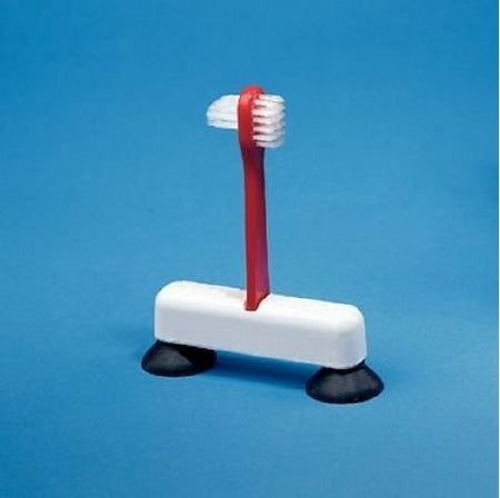 Fabrication Enterprises Denture Brush 2 Sided Bristle Red - Z0-1440