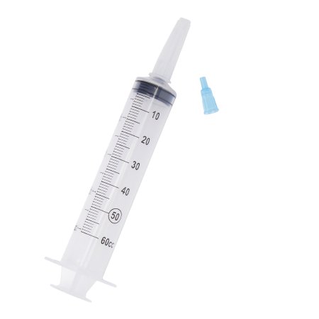 McKesson - Irrigation Syringe 60 mL Pole Bag Catheter Tip Without Safety - 901