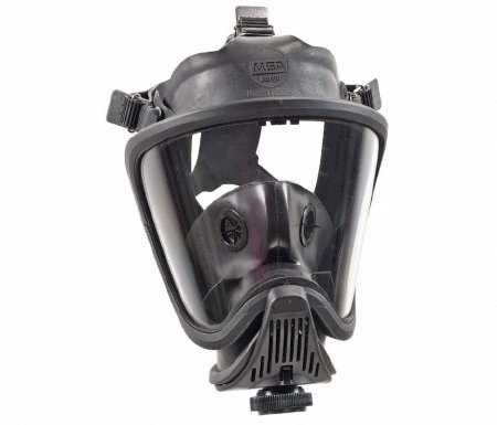 MSA Ultra Elite - Reusable Respirator Industrial Full Face Adjustable Head Strap Medium Black - 4LN14