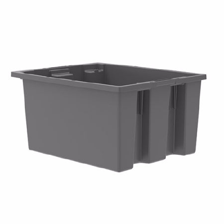 Akro-Mils Nest & Stack Tote Gray Industrial Grade Polymers 10 X 15-1/2 X 19-1/2 Inch - 35190GREY