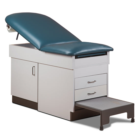 Clinton Industries TABLE, TRTMT SPACE SAVER W/STEP GRY/CAPPUCCINO - 8844-1GR-3CO