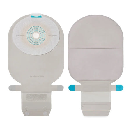 SenSura Mio - Ostomy Pouch One-Piece System 11 Inch Length, Maxi 1-3/8 Inch Stoma Drainable Flat, Pre-Cut - 10476
