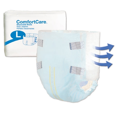Principle Business Enterprises ComfortCare Adult Incontinent Brief Tab Closure Large Disposable Moderate Absorbency - 2966-100