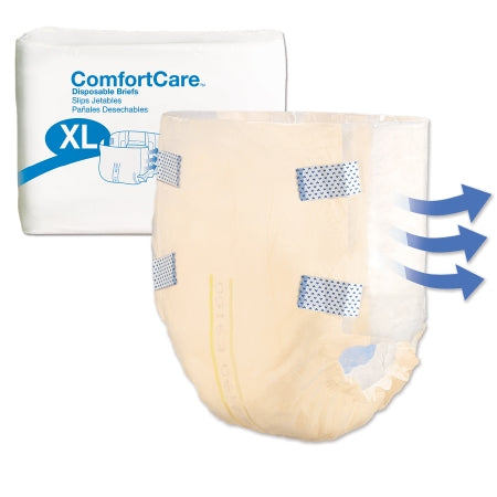 Principle Business Enterprises ComfortCare Adult Incontinent Brief Tab Closure X-Large Disposable Moderate Absorbency - 2967-100