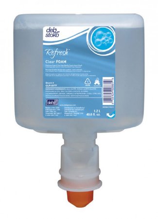 Refresh Clear Foam - Soap Foaming 1,200 mL Dispenser Refill Bottle Unscented - CLR120TF