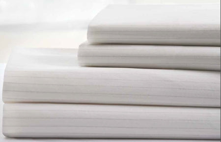 DermaTherapy - Bed Sheet Fitted Sheet 37 W X 79 L X 10 D Inch White Reusable - 17810100