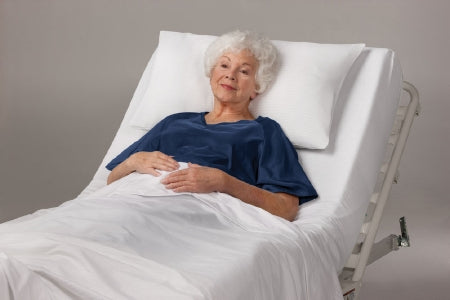 Standard Textile DermaTherapy Patient Exam Gown Large Adult Navy Blue - 749D5425