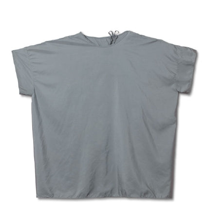 Standard Textile DermaTherapy Patient Exam Gown 10X-Large Adult Gray - 749D7040