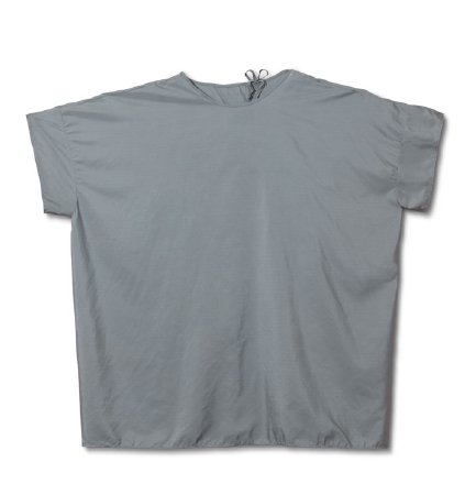 Standard Textile DermaTherapy Patient Exam Gown 10X-Large Adult Gray - 749D7040