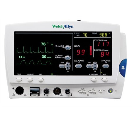 Atlas - Refurbished Vital Signs Monitor Spot Check and Vital Signs Monitoring ECG, NIBP, Respiratory, SpO2 AC Power / Battery Operated - AM-WA-ATLAS
